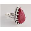 Image 2 : RUBY CORRUNDUM 27.31CTW UNIQUE DESIGN .925 RING