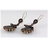 Image 2 : Natural Stone Antique Design Dangle Earring