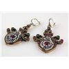 Image 2 : Natural Stone Antique Design Dangle Earring