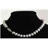 Image 1 : 313.78CTW 16" COLOR GRAY SIOPAO PEARL NECKLACE PHIL.