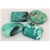 Image 1 : Natural Turquoise 183.00ctw Loose Gemstone 4pc Big Size