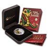 Image 1 : 2013 Tuvalu Colorized Baby Snake 1/2 oz Silver Proof Co