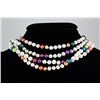 Image 2 : 522.00CTW Multi Color Freshwater Pearl Necklace