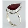 Image 1 : RUBY CORRUNDUM 27.64CTW STERLING SILVER RING