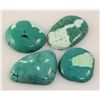 Image 1 : Natural Turquoise 213.12ctw Loose Gemstone 4pc Big Size