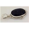 Image 2 : SAPPHIRE CORRUNDUM 50.37CTW SILVER PENDANT