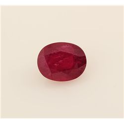 Loose Gemstone Faceted Ruby Corrundum