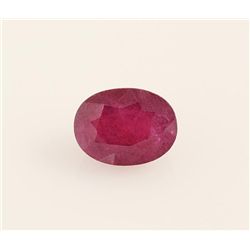Loose Gemstone Faceted Ruby Corrundum