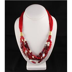 Various Semi Precious Gemstone Handmade Crafts Necklace
