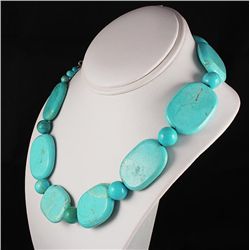 Big Bold Statement Turquoise Necklace