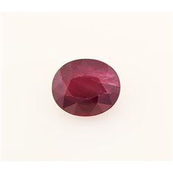 Loose Gemstone Faceted Ruby Corrundum
