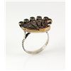 Image 1 : Natural Stone Statement Victorian Design Ring