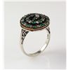 Image 1 : Natural Stone Statement Victorian Design Ring