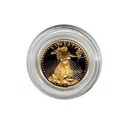 One Tenth Ounce - In Capsule (Dates Our Choice) Proof A