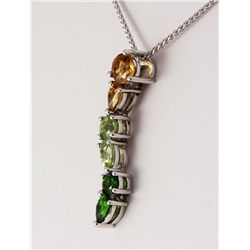 Fashion Jewelry Sterling Silver Drop Pendant