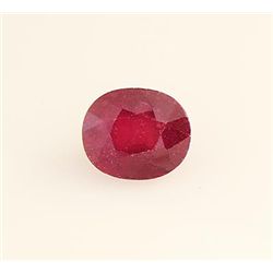 Loose Gemstone Faceted Ruby Corrundum