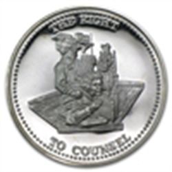 1 oz Johnson Matthey (Right to Counsel) Silver Round