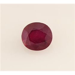 Loose Gemstone Faceted Ruby Corrundum