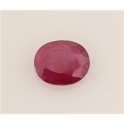 Loose Gemstone Faceted Ruby Corrundum