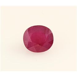 Loose Gemstone Faceted Ruby Corrundum