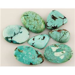 Natural Turquoise 140.05ctw Loose Small Gemstone Lot of