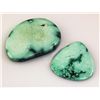 Image 1 : Natural Turquoise 143.86ctw Loose Gemstone 2pc Big Size