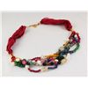 Image 2 : Various Semi Precious Gemstone Handmade Crafts Necklace