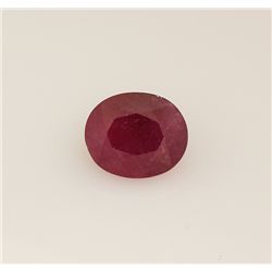 Loose Gemstone Faceted Ruby Corrundum