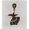 Image 1 : Natural Stone Vintage Victorian Design Pendant