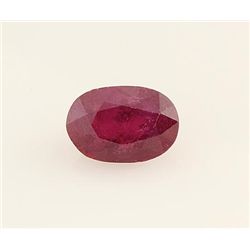 Loose Gemstone Faceted Ruby Corrundum