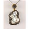 Image 1 : Victorian Vintage Mother of Pearl Pendant