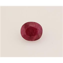 Loose Gemstone Faceted Ruby Corrundum