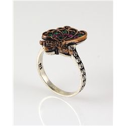 Natural Stone Statement Victorian Design Ring