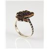 Image 1 : Natural Stone Statement Victorian Design Ring
