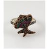 Image 2 : Natural Stone Statement Victorian Design Ring