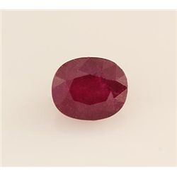 Loose Gemstone Faceted Ruby Corrundum