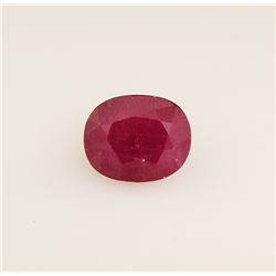 Loose Gemstone Faceted Ruby Corrundum