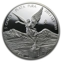 2013 5 oz Silver Libertad - Proof