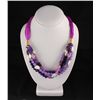 Image 1 : Various Semi Precious Gemstone Handmade Crafts Necklace