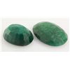 Image 2 : 168.48ctw Faceted Loose Emerald Beryl Gemstone Lot of 2