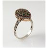Image 1 : Natural Stone Statement Victorian Design Ring