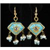 Image 1 : 4.60GRAM INDIAN HANDMADE LAKH FASHION EARRING