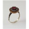 Image 1 : Natural Stone Statement Victorian Design Ring