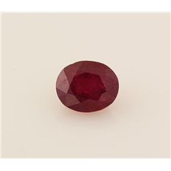 Loose Gemstone Faceted Ruby Corrundum
