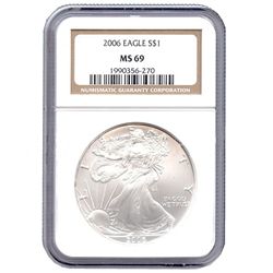 Certified Proof Silver Eagle PF69 2006