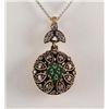 Image 1 : Natural Stone Vintage Victorian Design Pendant