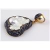 Image 2 : Victorian Vintage Mother of Pearl Pendant