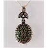 Image 1 : Natural Stone Vintage Victorian Design Pendant