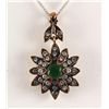 Image 1 : Natural Stone Vintage Victorian Design Pendant