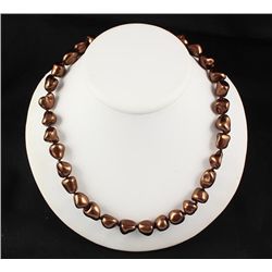 Keshi Chocolate Pearl Handmade Necklace